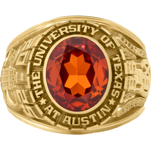 UT Austin Men's Traditional With Stone Ring - Main Image