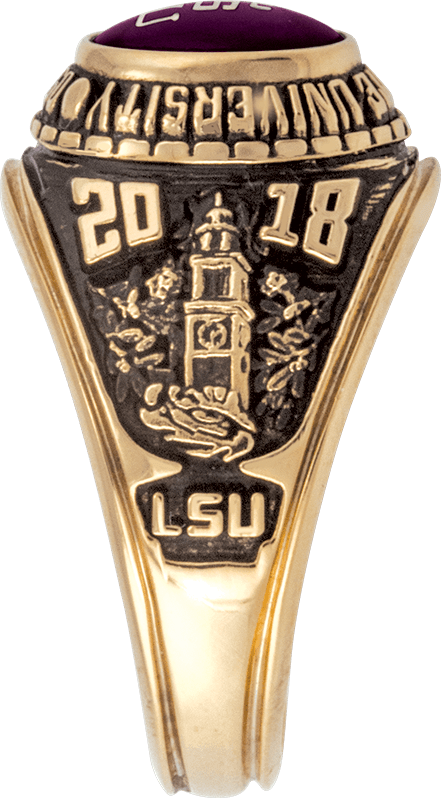 Louisiana State University | Clear Bag with White Outline and LSU Gold Team  Color Strap